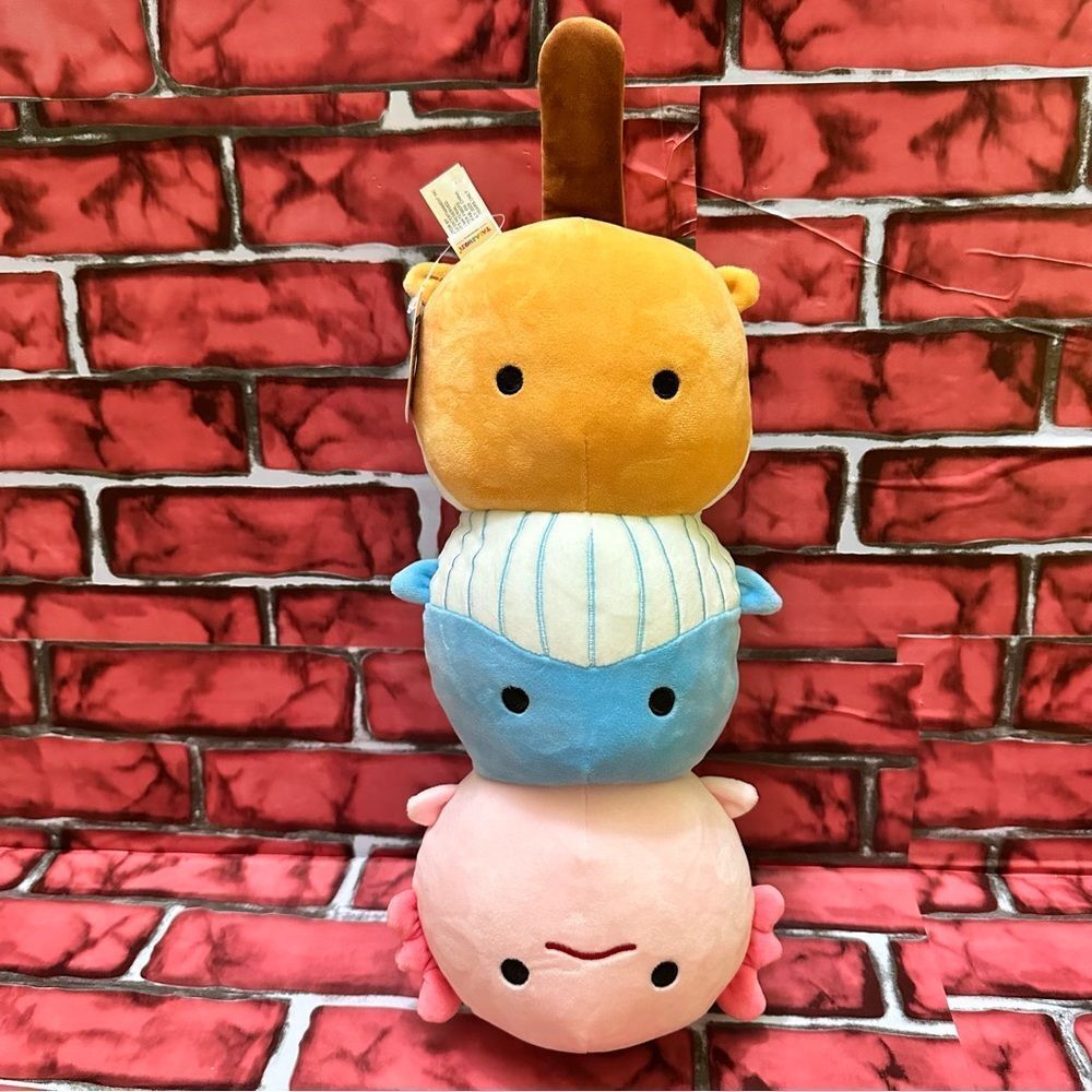 TAKASHOJI Japanese Plush. Axolotl whale octopus popsicle toy